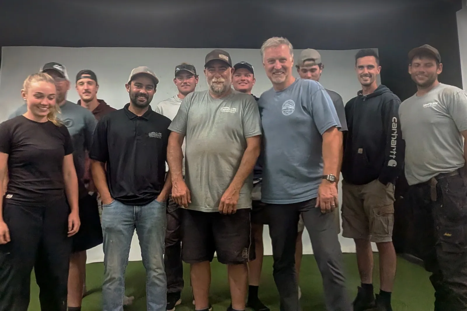 The BernMar Construction crew, August 2026