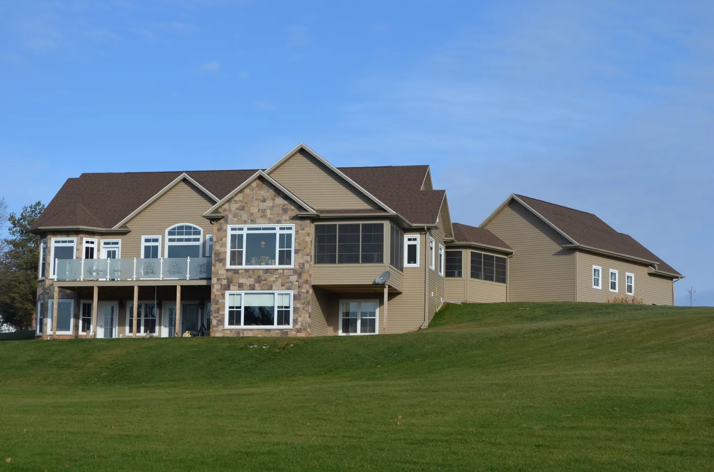 The finished two-storey home at Cavendish