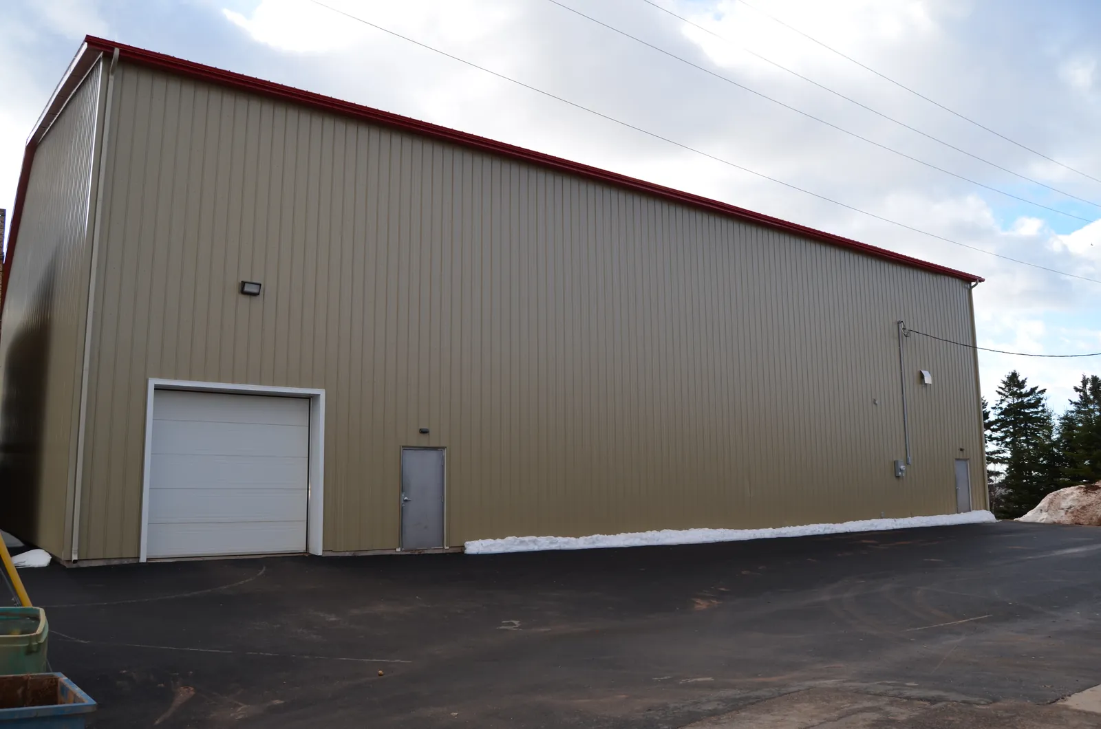 The finished Sherwood storage building